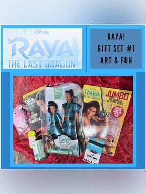 NEW: KID PACK - 8 ITEMS RAYA The Last Dragon! THEMED GIFT SET - Set 1